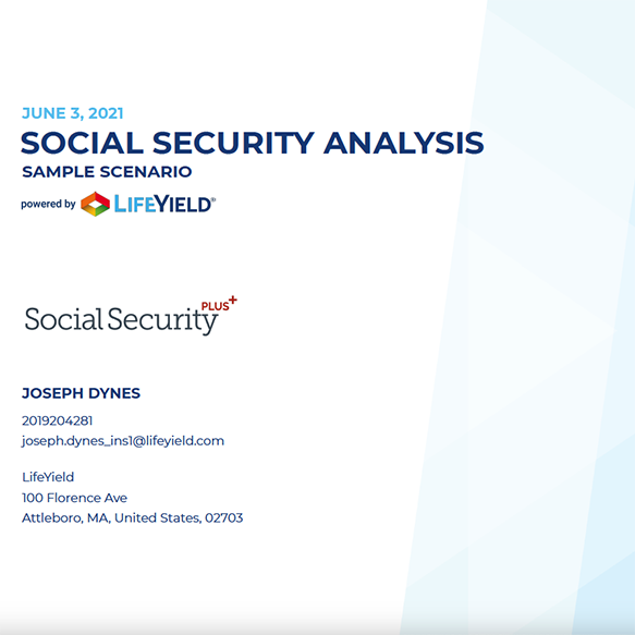 Social Security Plus Report Sample